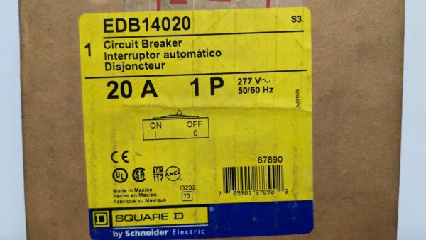 EDB14020, Square D, Circuit Breaker