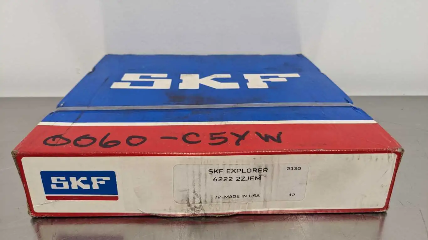 SKF 6222 2ZJEM Deep Groove Ball Bearing Explorer New in Box