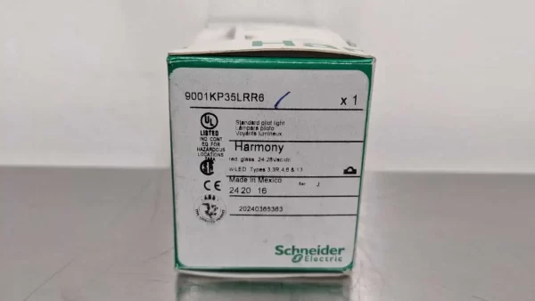 9001KP35LRR6, Schneider Electric, Standard Pilot Light Red