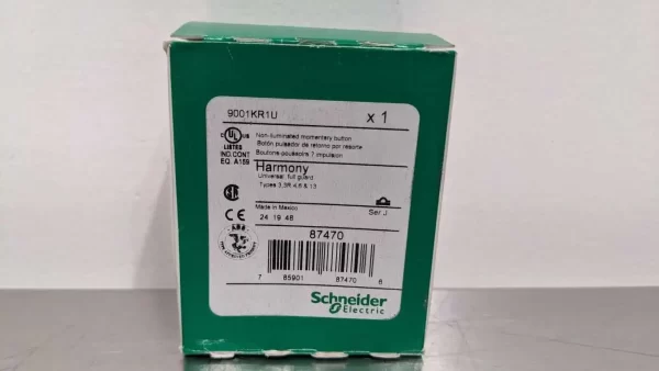 9001KR1U, Schneider Electric, Non-Illuminated Momentary Button