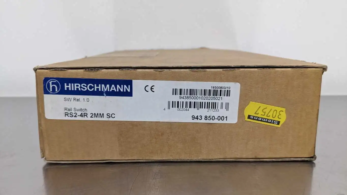 Hirschmann RS2-4R 2MM SC Unmanaged Rail Switch Factory Sealed New in Box Belden