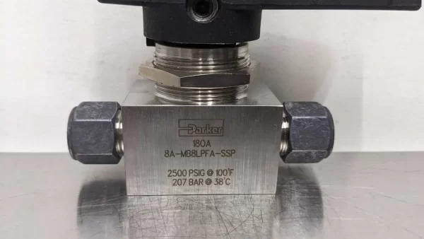 8F-MB8LPFA-SSP, Parker, Stainless Steel MB8 Miniature Ball Valve