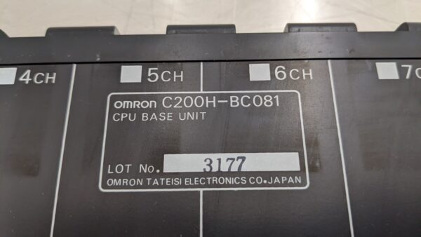 C200H-BC081, Omron, CPU Base Unit