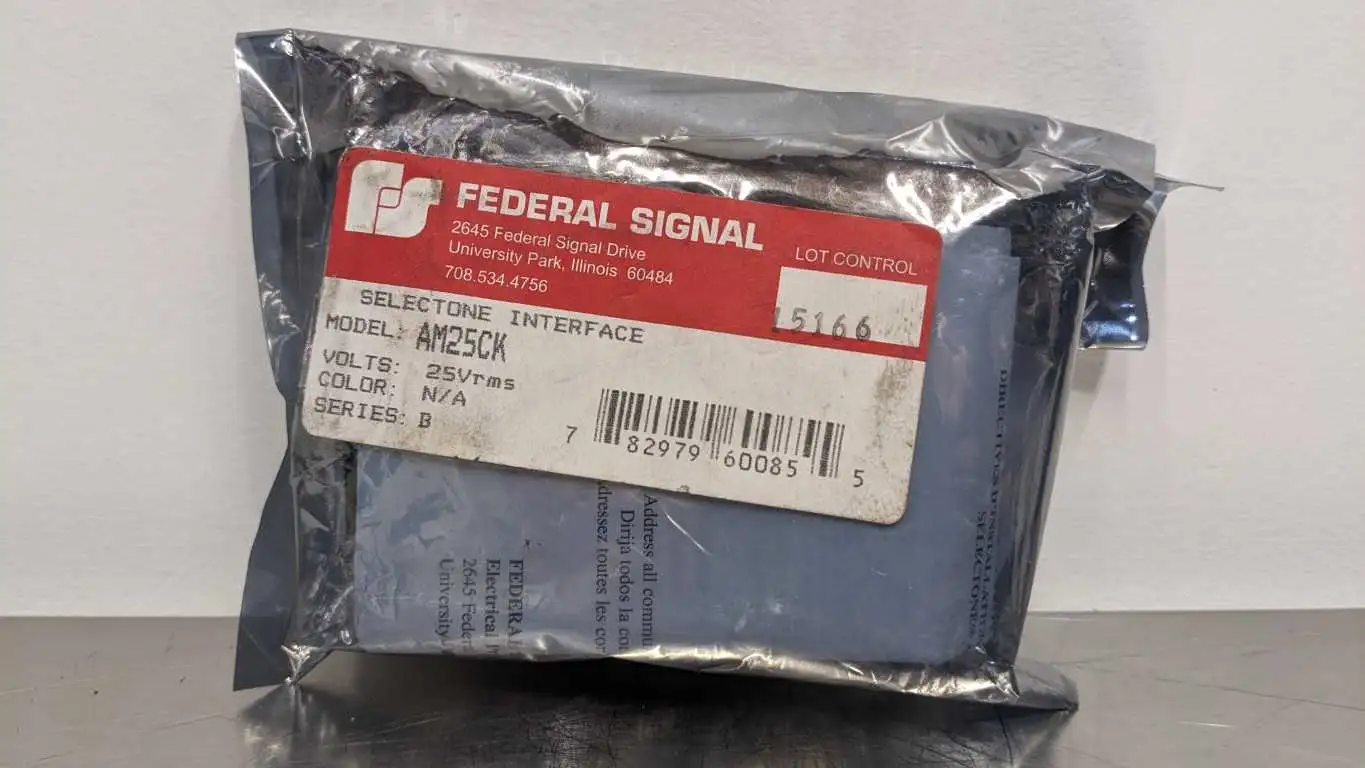 Federal Signal AM25CK Selectone Interface