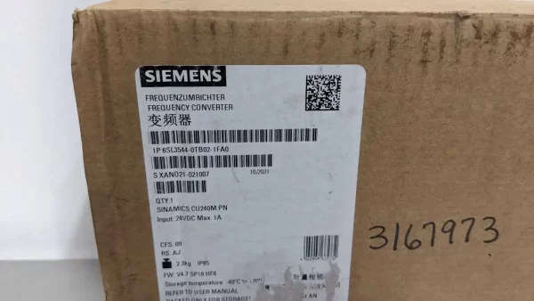 6SL3544-0TB02-1FA0, Siemens, Frequency Converter