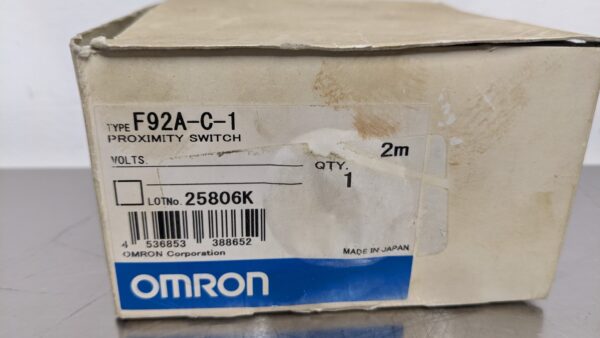 F92A-C-1, Omron, Proximity Switch