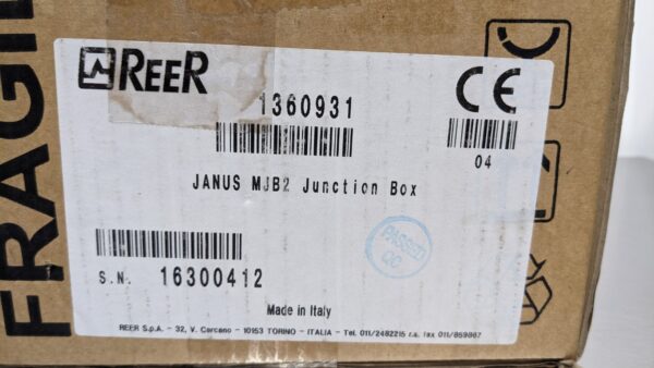 1360931, Reer, Janus MJB2 Junction Box 3807 7 Reer 1360931 1