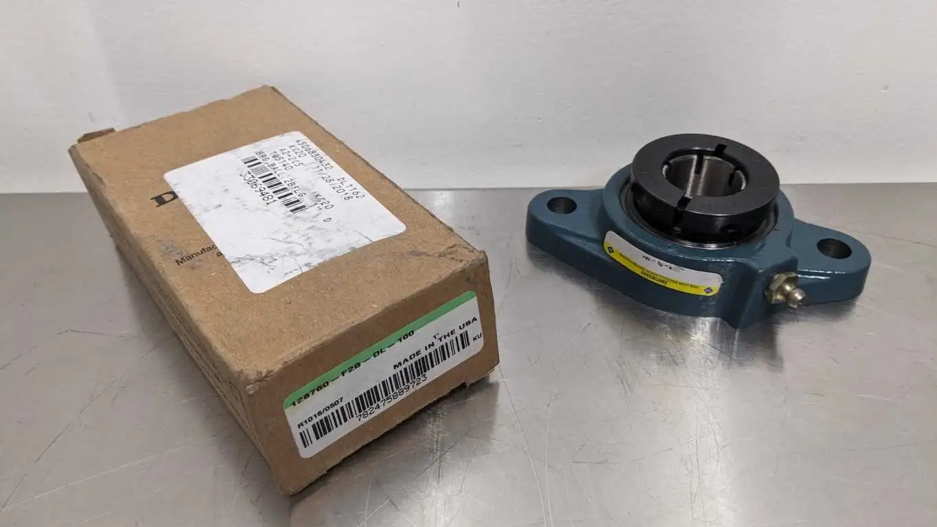 Dodge 128760-F2B-DL-100 2 Bolt Flange Mount Bearing 1″