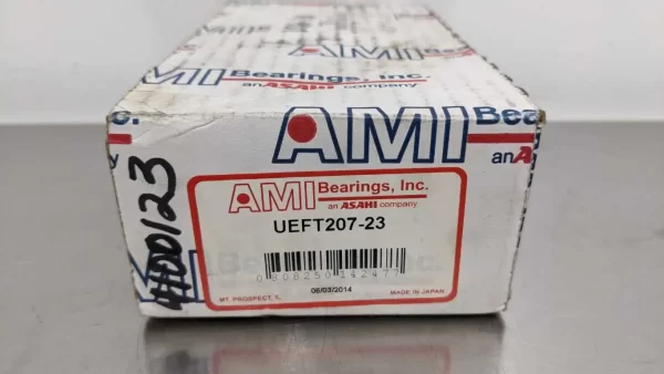 UEFT207-23, AMI Bearings, 2 Bolt Flange Mount Bearing