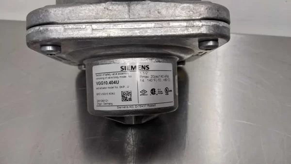 VGG10-404U, Siemens, Gas Valve