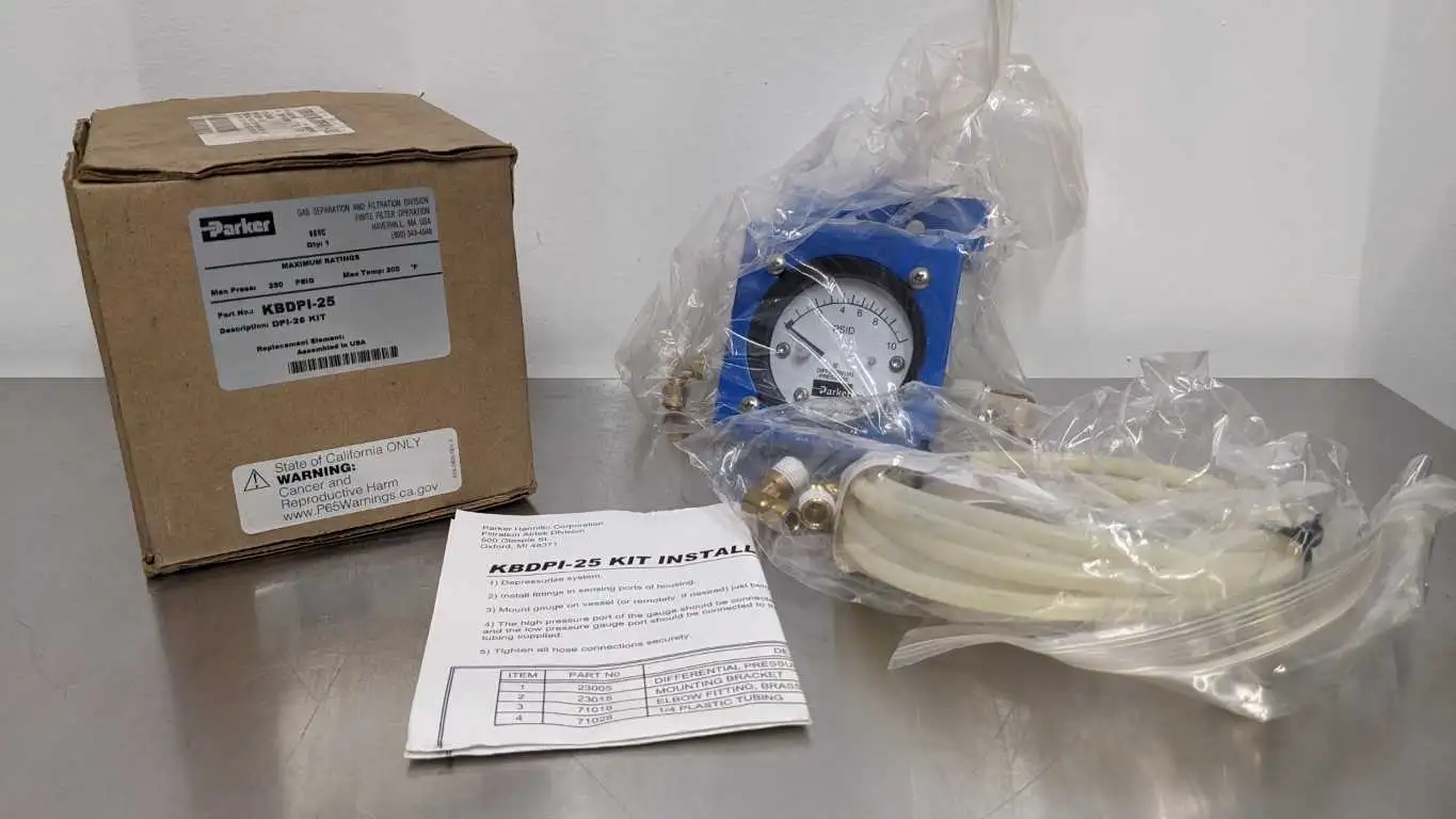 Parker KBDPI-25 Differential Pressure Gauge New in Box