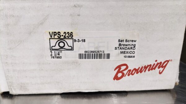 VPS-236, Browning, Pillow Block Bearing