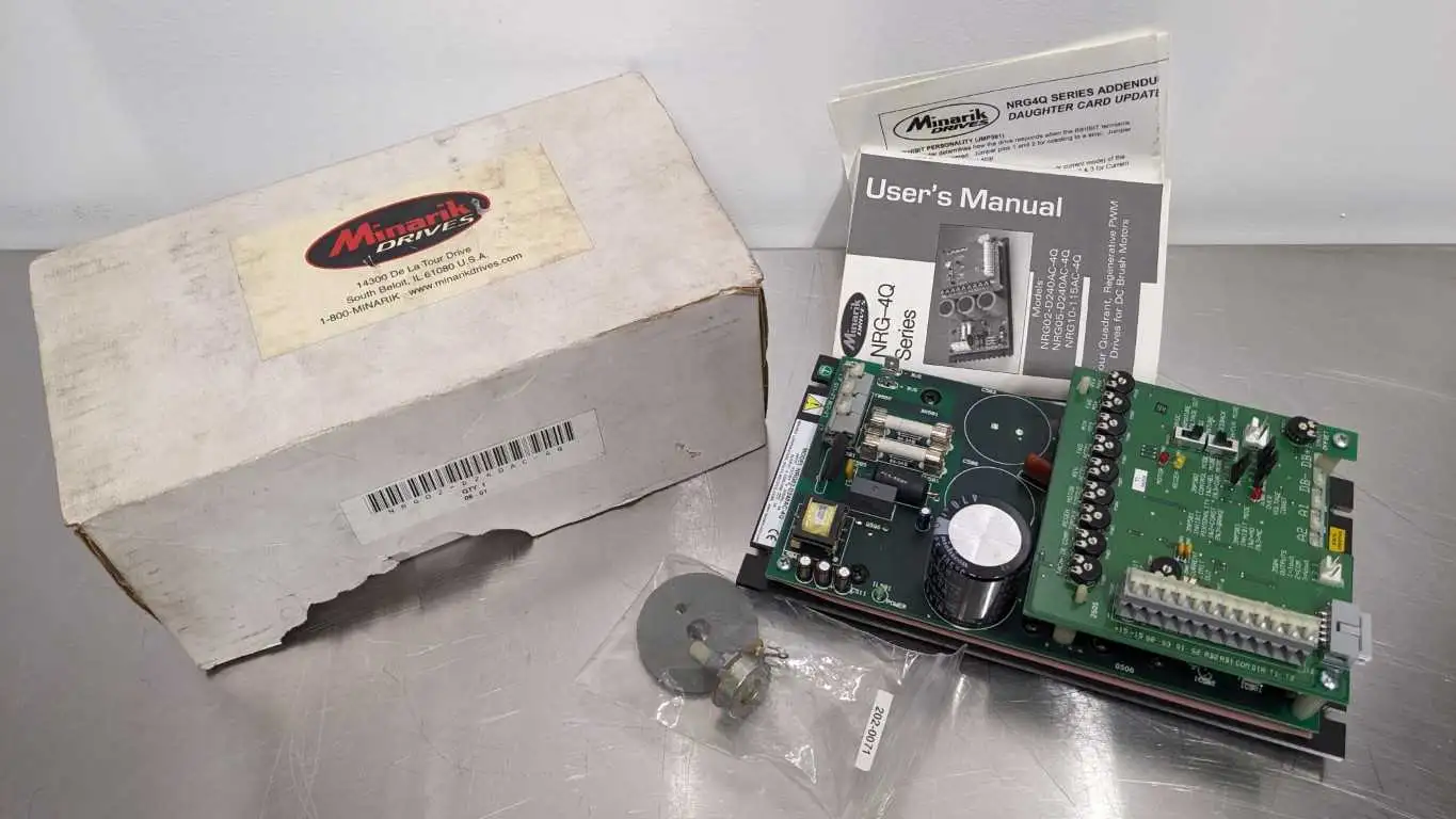 Minarik NRG02-D240AC-4Q DC Motor Control New in Box