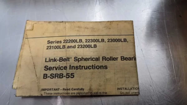 22315LB, Link-Belt, Spherical Roller Bearing