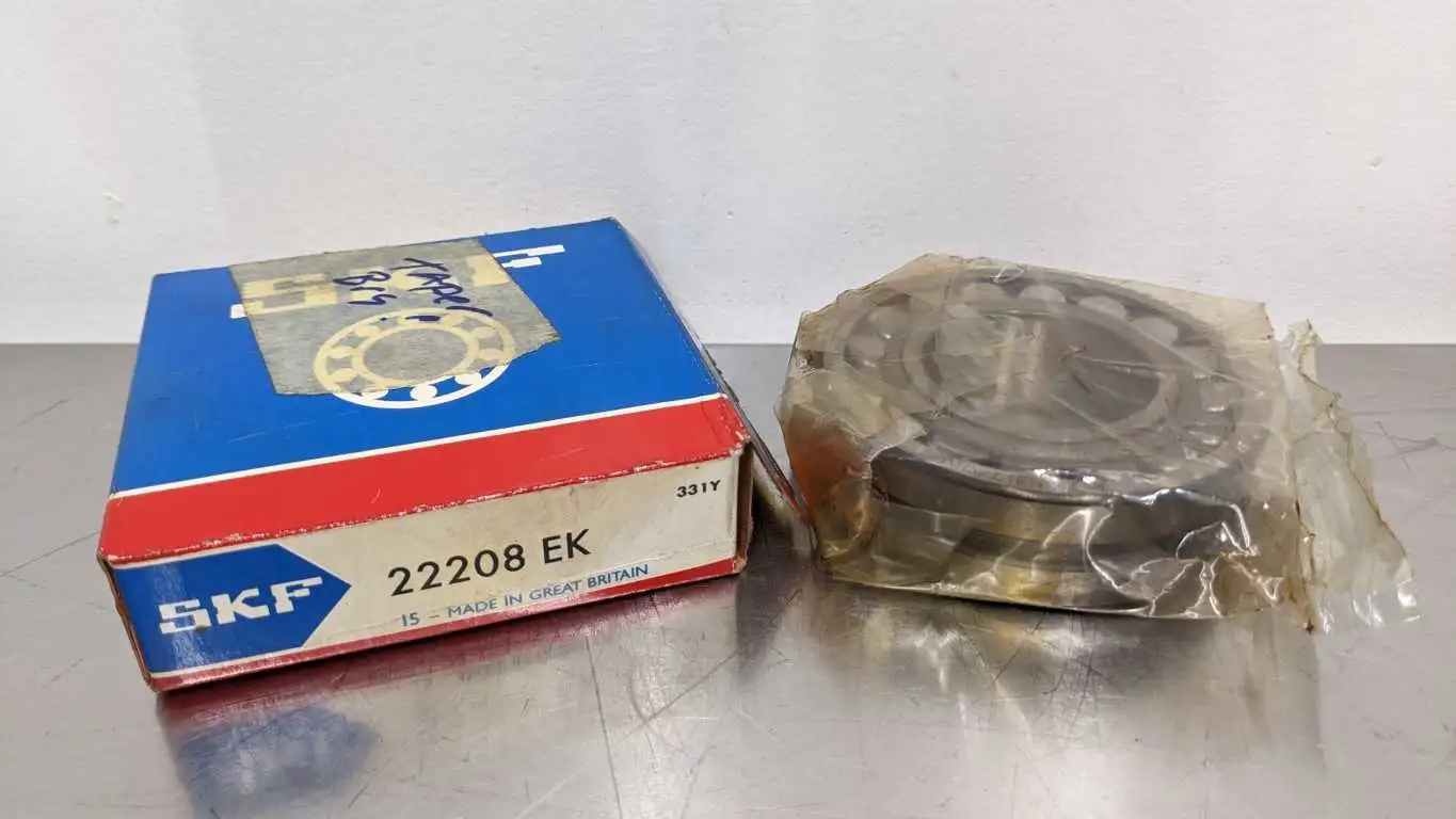 SKF 22208 EK Spherical Roller Bearing 40mm ID 80mm OD 23mm Wide