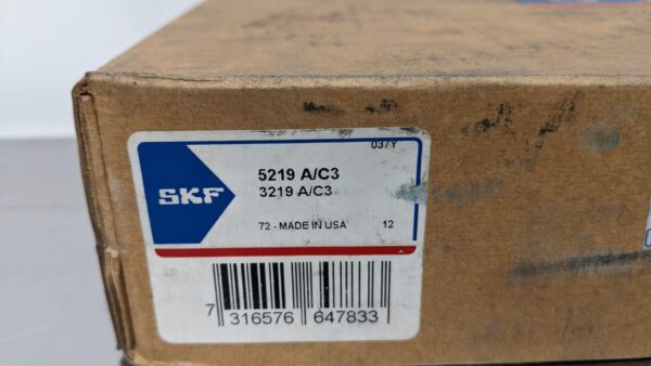 3219 A/C3, SKF, Angular Contact Bearing