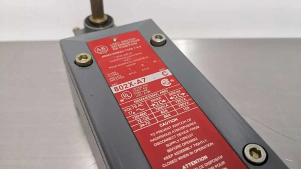 802X-A7, Allen-Bradley, Limit Switch