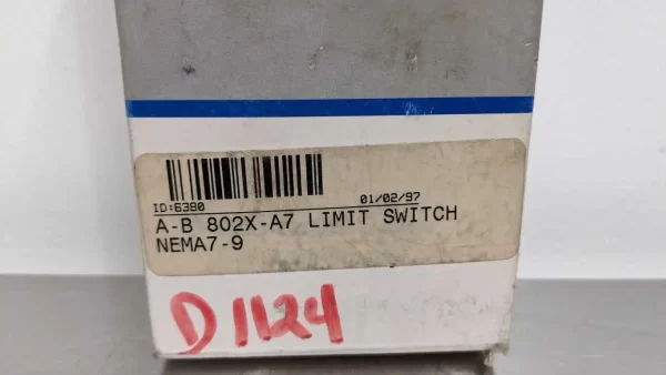 802X-A7, Allen-Bradley, Limit Switch