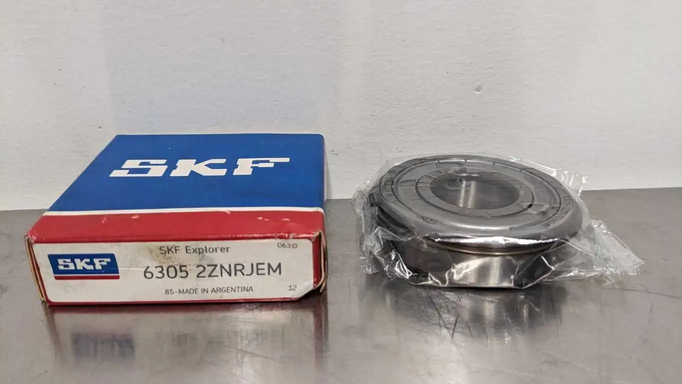 SKF 6305 2ZNRJEM Deep Groove Ball Bearing 25mm ID 62mm OD 17mm Wide Explorer