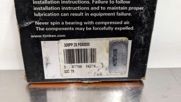 308PP, Timken, Deep Groove Ball Bearing