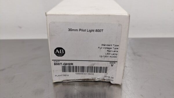 800T-QH2R, Allen-Bradley, Pilot Light Red Lens LED Lamp