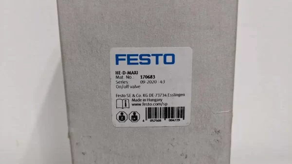 HE-D-MAXI, Festo, Switch Valve On-Off