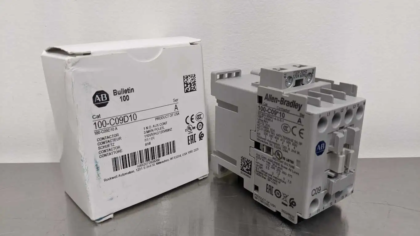 Allen-Bradley 100-C09D10 Contactor Ser A 1NO 3 Poles Aux Cont