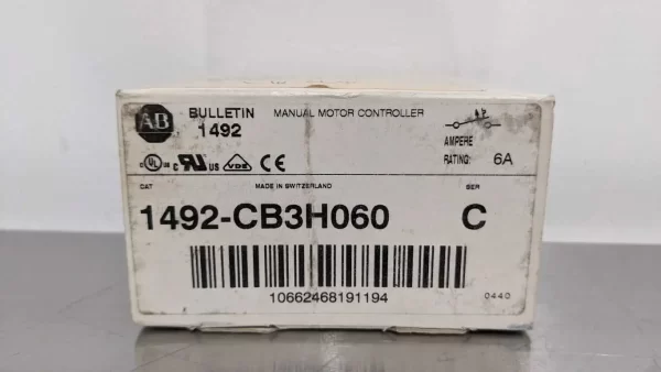 1492-CB3H060, Allen-Bradley, Manual Motor Controller