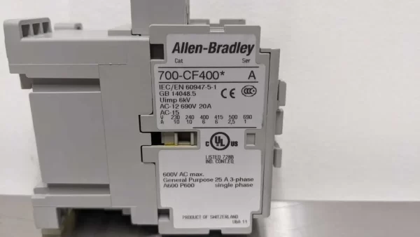 700-CF400D, Allen-Bradley, Control Relay