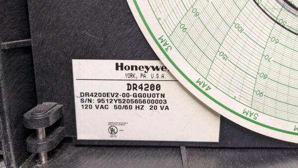 DR4200EV2-00-GG0U0TN, Honeywell, Two-Pen 10" Circular Chart Recorder 4004 14 Honeywell DR4200EV2 00 GG0U0TN 1