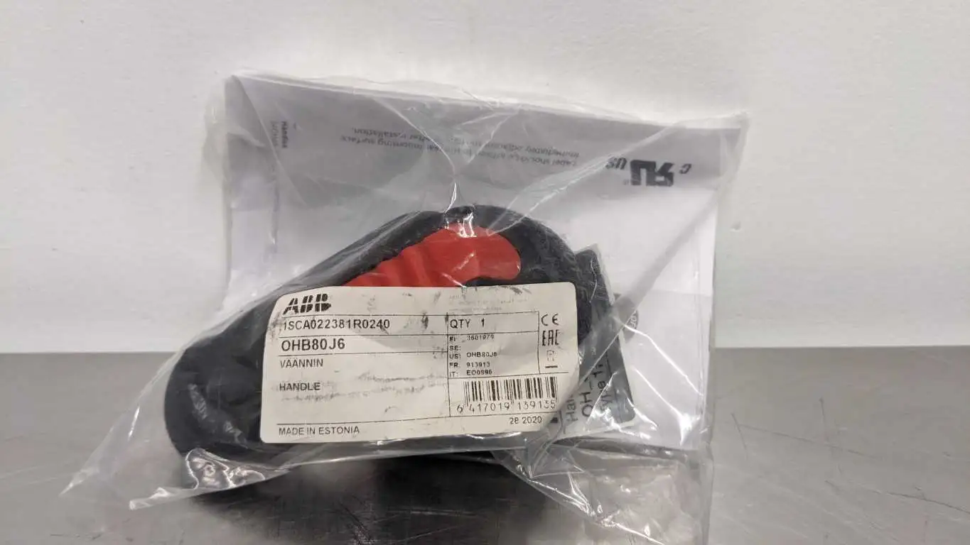 ABB 1SCA022381R0240 Handle OHB80J6 Black and Red