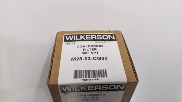 M28-03-CG00, Wilkerson, Coalescing Filter 4069 6 Wilkerson M28 03 CG00 1