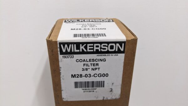 M28-03-CG00, Wilkerson, Coalescing Filter