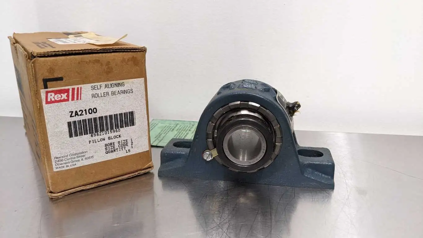 Rexnord ZA2100 Pillow Block Bearing 1″ Bore Rex Self Aligning