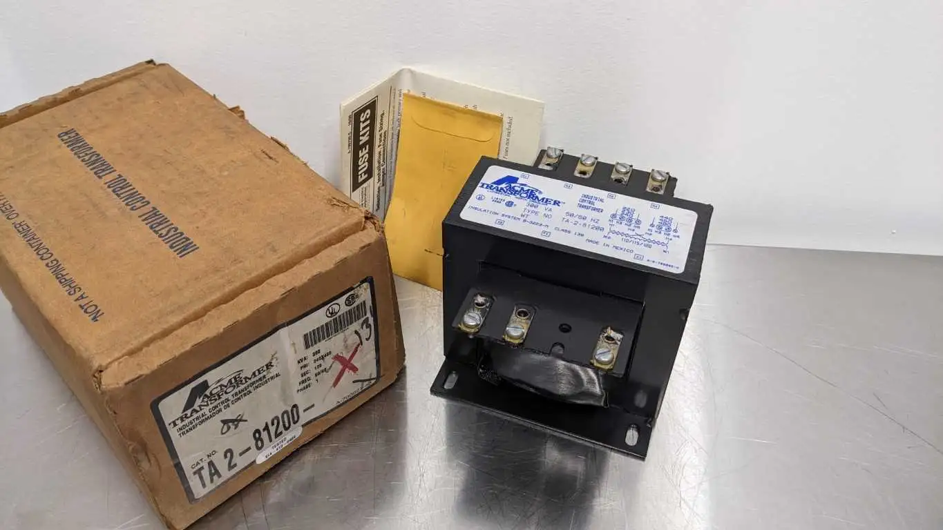 Acme TA-2-81200 Industrial Control Transformer 300 VA Pri 480/240 Sec 120