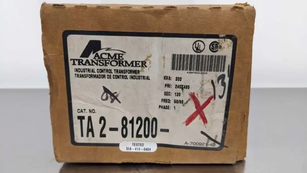 TA-2-81200, Acme, Industrial Control Transformer