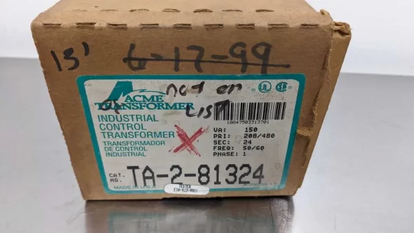 TA-2-81324, Acme, Industrial Control Transformer