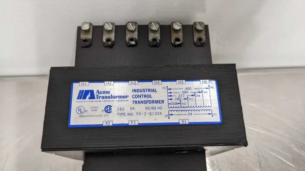 TA-2-81326, Acme, Industrial Control Transformer