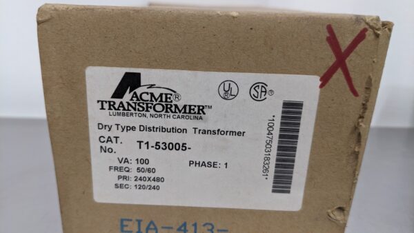 T1-53005, Acme, Dry Type Distribution Transformer 4096 8 Acme T1 53005 1