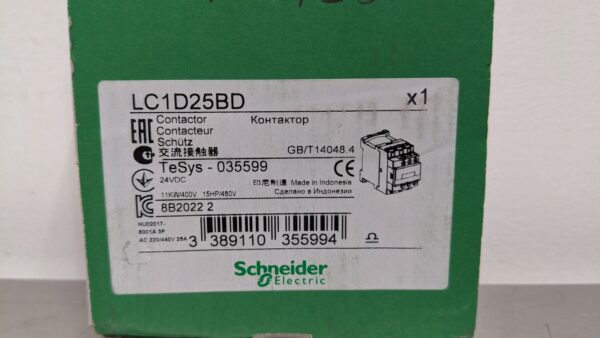 LC1D25BD, Schneider Electric, Contactor