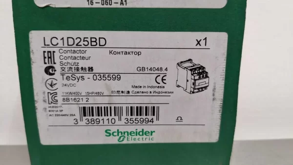 LC1D25BD, Schneider Electric, Contactor