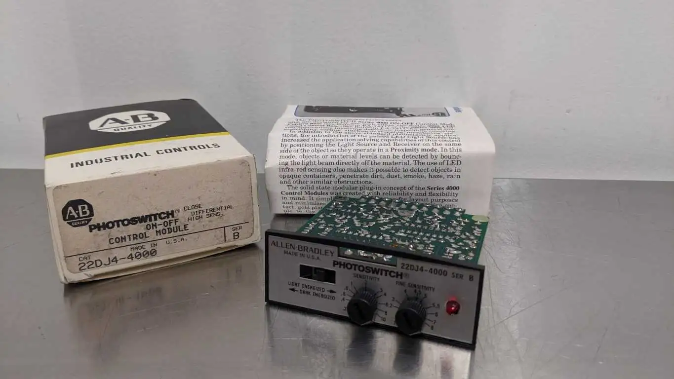 Allen-Bradley 22DJ4-4000 Photoswitch Control Module Ser B