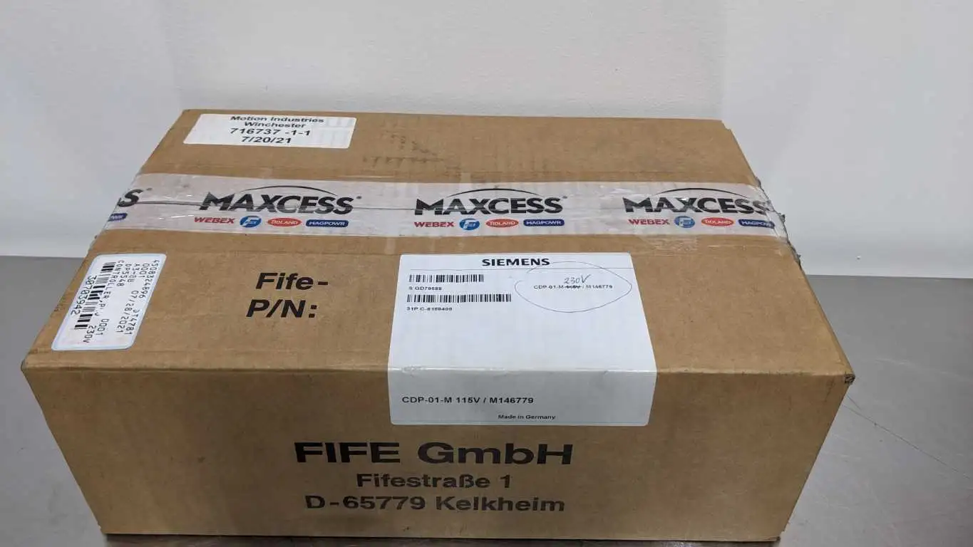 New! Fife CDP-01 M Web Guide Controller 230V Siemens 31P C-8156409