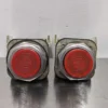 2 Pack Allen-Bradley 800T-B Pushbutton Ser T Red