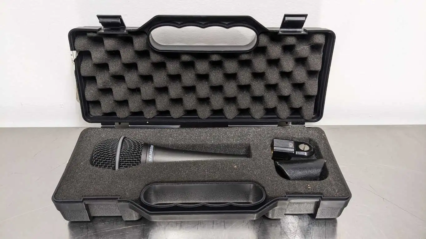 Samson QMIC Neodymium Hypercardioid Vocal Mic with Case Tested