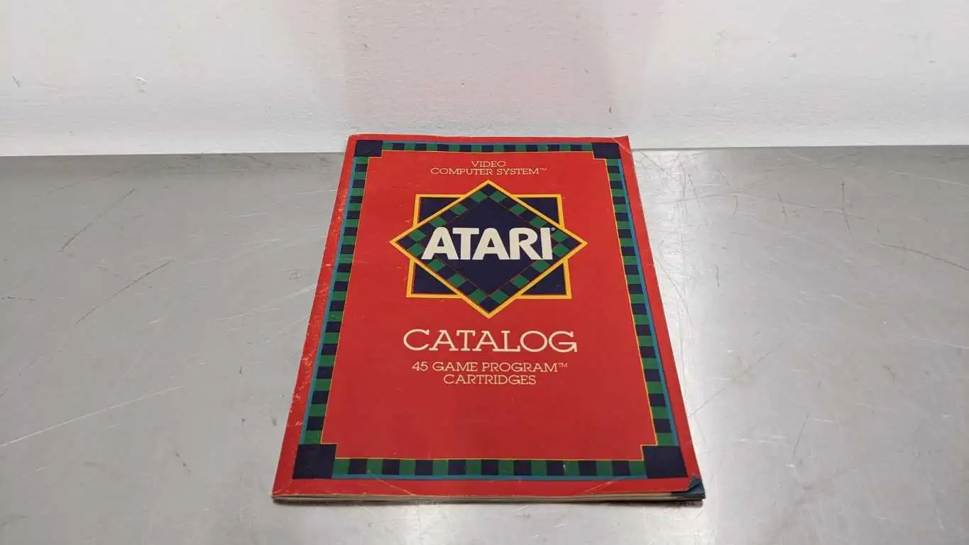 Atari Catalog 45 Game Program Cartridges CO16725-Rev D 1981