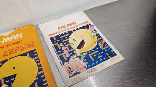 Pac-Man CX2646, Atari, Box and Manual 4212 6 Atari Pac Man CX2646 1
