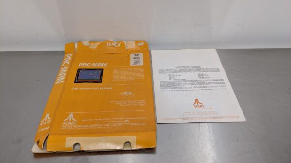 Pac-Man CX2646, Atari, Box and Manual 4212 7 Atari Pac Man CX2646 1