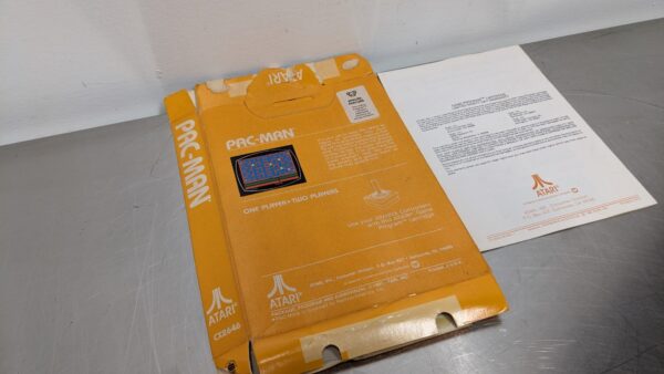 Pac-Man CX2646, Atari, Box and Manual 4212 8 Atari Pac Man CX2646 1