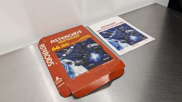 Asteroids CX2649, Atari, Box and Manual 4213 2 Atari Asteroids CX2649 1